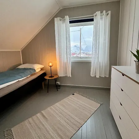 Nyaraló Panorama Valley Lofoten Bøstad